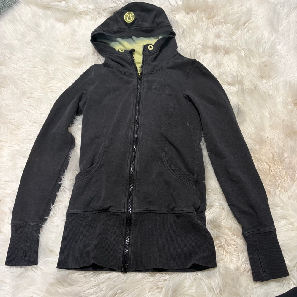 Lululemon grey size 6 scuba hoodie